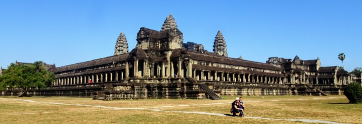 Angkor Wat in its full glory - it means "City of Temples"